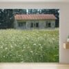Printed roller blind cottage nz