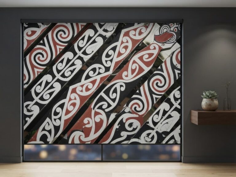 Printed roller blind design nz