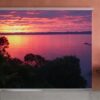 Printed roller blind sunset nz