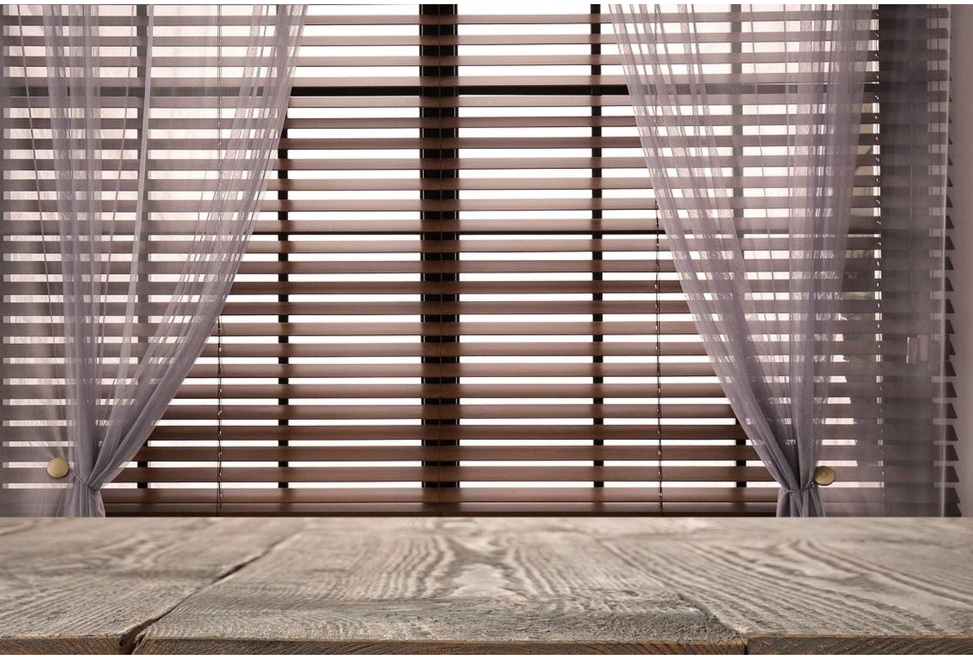 Wooden deals window blinds