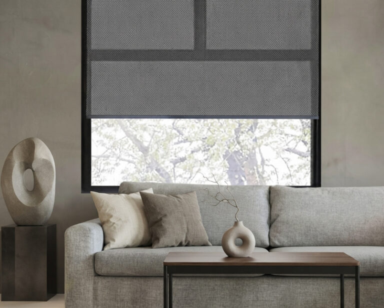 Sunscreen roller blind Charcoal Gray nz