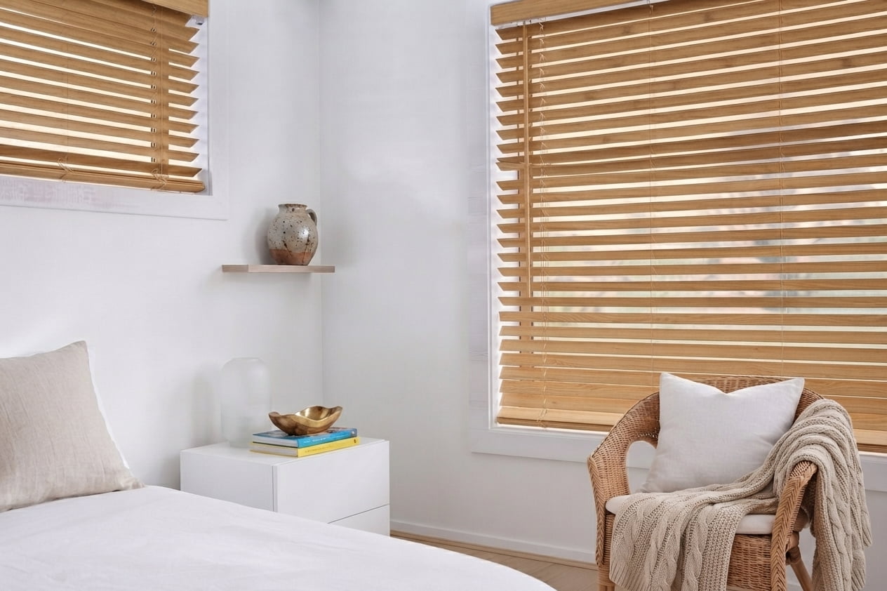 Bamboo venetian blind 50mm (NZ made)