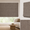 Graphite Roman Blinds NZ