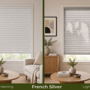 Honeycomb blinds french silver nz