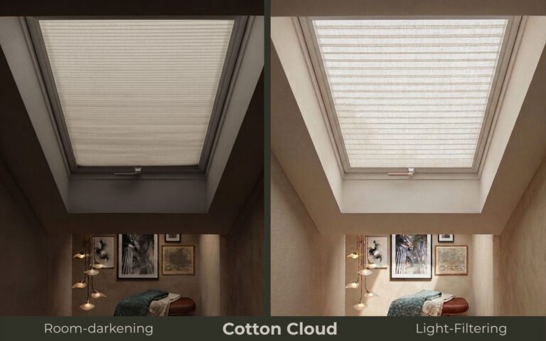 Skylight blinds cotton cloud nz