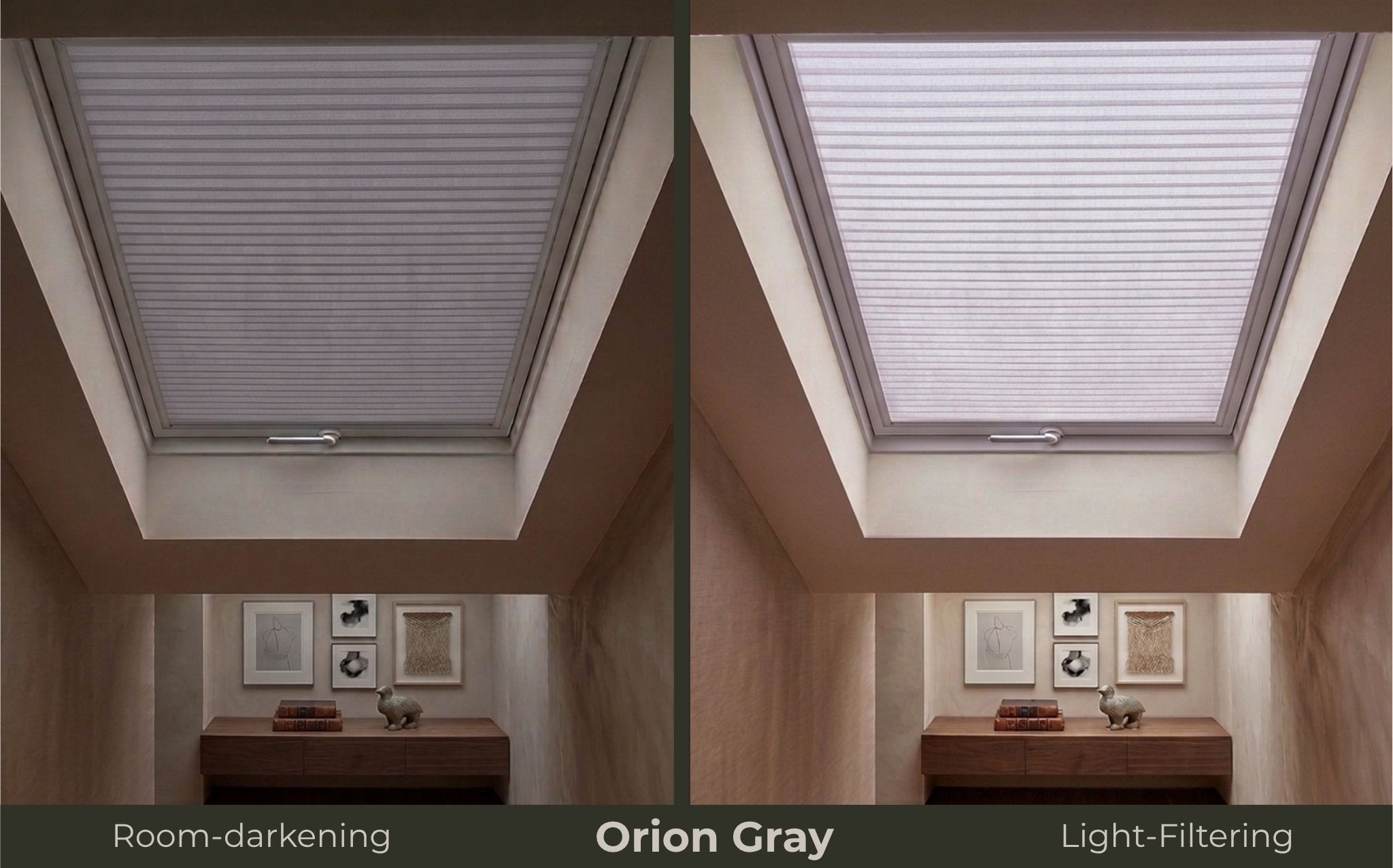 Honeycomb skylight blinds (imported)