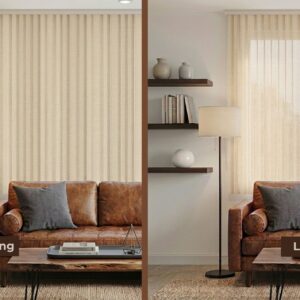 Vertical honeycomb blinds (imported)