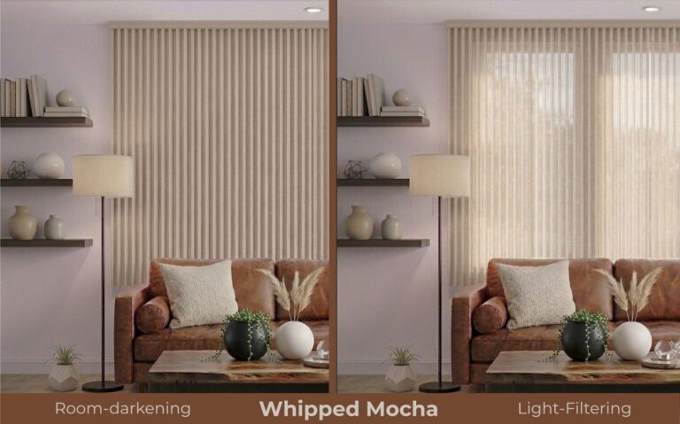 Vertical blinds whipped mocha nz